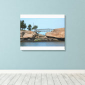 Thimble Island Canvas Afdruk (Insitu (Houten vloer))