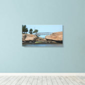 Thimble Island Canvas Afdruk (Insitu (Houten vloer))