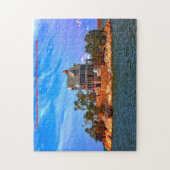 Thimble Island Connecticut. Kerstgroeten Legpuzzel (Verticaal)