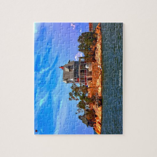 Thimble Island Legpuzzel (Verticaal)