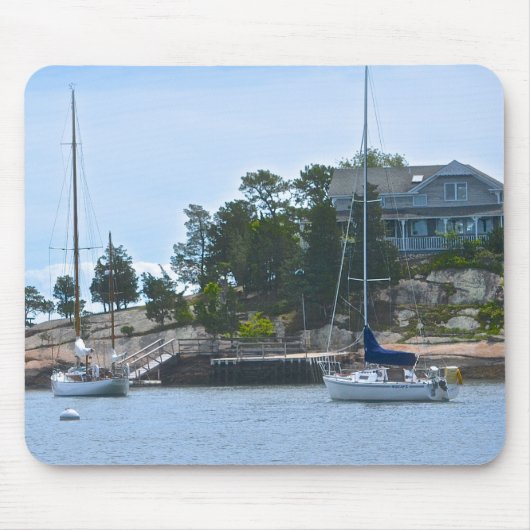 Thimble Island Mousepad Muismat (Voorkant)