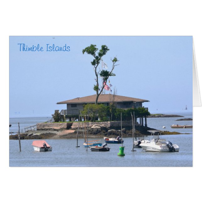 Thimble Island Notecard (Voorkant Horizontaal)