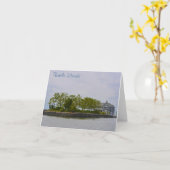 Thimble Island Notecard Kaart (Gele Bloem)