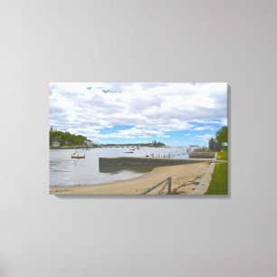 Thimble Island omwikkeld canvas