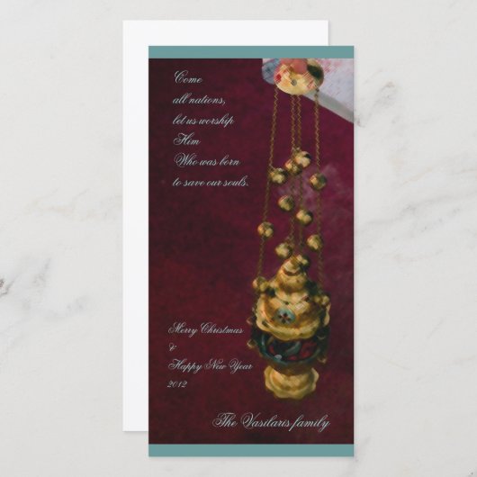 Thimiato Feestdagenkaart (Voorkant / Achterkant)