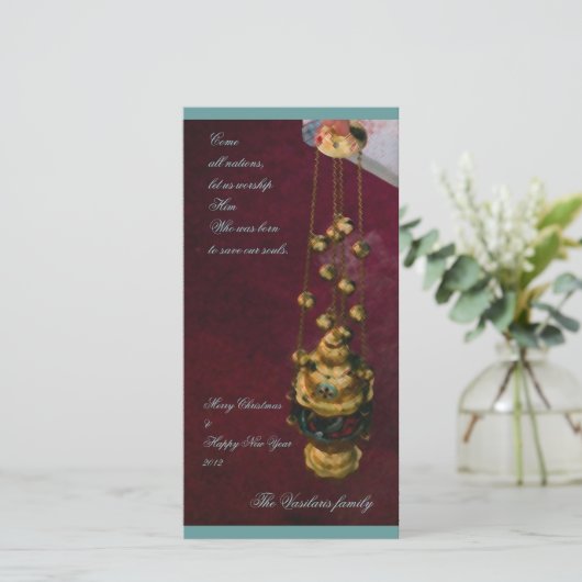 Thimiato Feestdagenkaart (Staand voorkant)