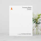 Thin Arrow - Oranje Briefhoofd (Staand voorkant)