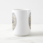 Thin Blue Line - 10 jaar Achievement Police Badge Koffiemok (Center)