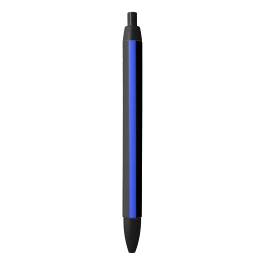 "THIN BLUE LINE" (aanpasbaar) Blauwe Inkt Pen (Voorkant Verticaal)
