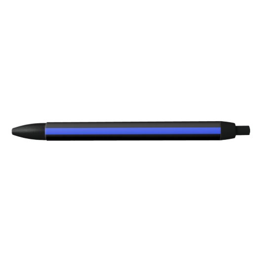 "THIN BLUE LINE" (aanpasbaar) Blauwe Inkt Pen (Voorkant)