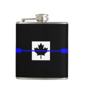 Thin Blue Line Accent on Canadian Flag Heupfles (Voorkant)