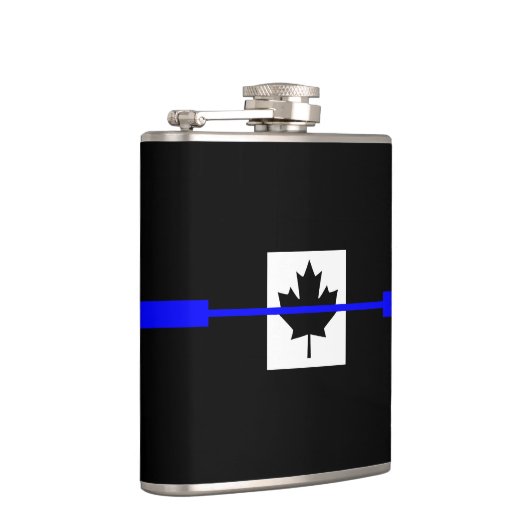 Thin Blue Line Accent on Canadian Flag Heupfles (Rechts)