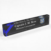 Thin Blue Line - Agency Patch Desk Name Bord Naambordje
