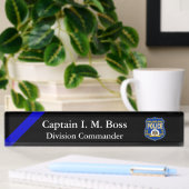 Thin Blue Line - Agency Patch Desk Name Bord Naambordje