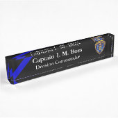 Thin Blue Line - Agency Patch Desk Name Bord Naambordje