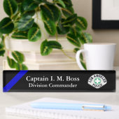 Thin Blue Line - Agency Patch Desk Name Bord Naambordje