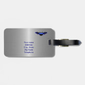 Thin Blue Line - Air Police: recht van boven Bagagelabel (Achterkant horizontaal)