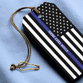 Thin Blue Line - American Flag Cadeaulabel