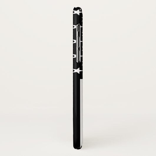 Thin Blue Line American Flag Case-Mate iPhone Case (Achterkant/links)