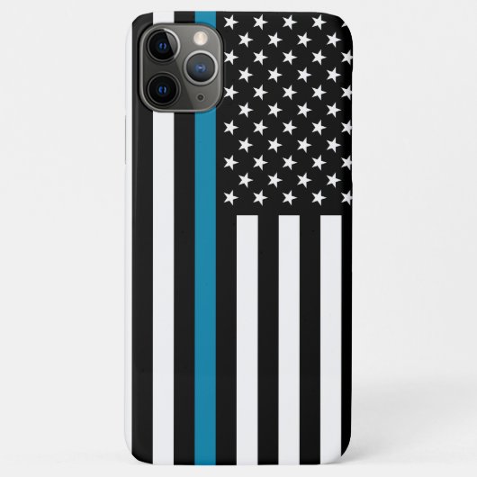 Thin Blue Line American Flag Case-Mate iPhone Case (Achterkant)