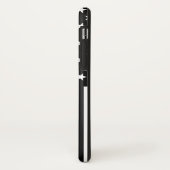 Thin Blue Line American Flag Case-Mate iPhone Case (Achterkant/links)