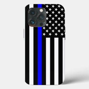 Thin Blue Line American Flag Decor Case-Mate iPhone Case