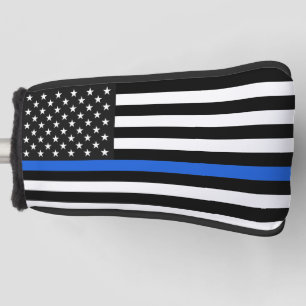 Thin Blue Line American Flag Golfheadcover