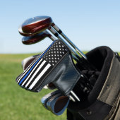 Thin Blue Line American Flag Golfheadcover (Insitu)