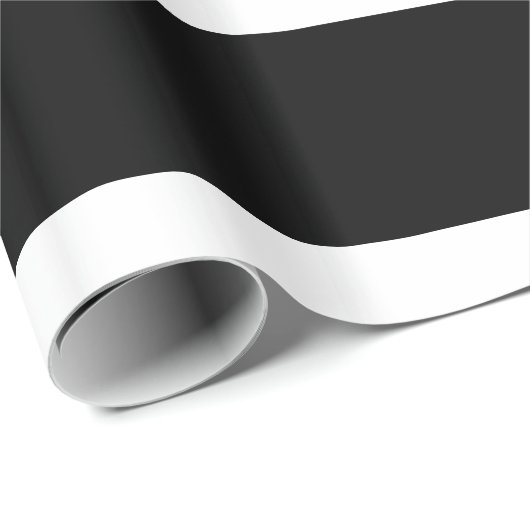 Thin Blue Line American Flag Graphic Decor Cadeaupapier (Rol Hoek)