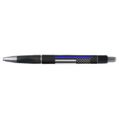 Thin Blue Line American Flag graphic on a Pen (Voorkant)
