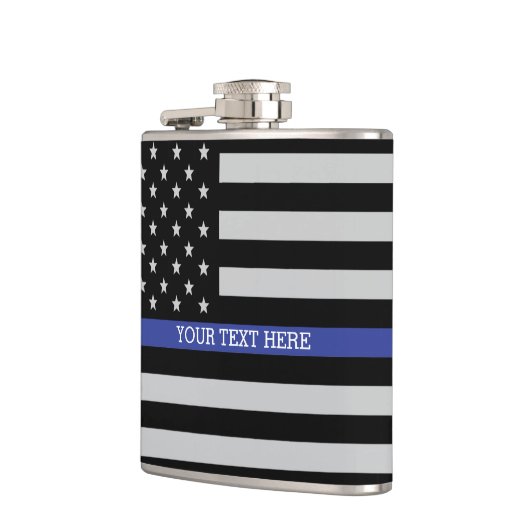 Thin Blue Line - American Flag Heupfles (Links)