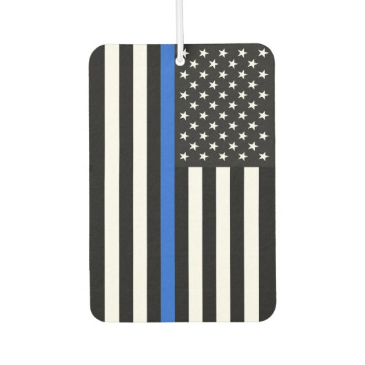 Thin Blue Line American Flag Luchtverfrisser (Voorkant)