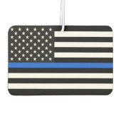 Thin Blue Line American Flag Luchtverfrisser (Achterkant)