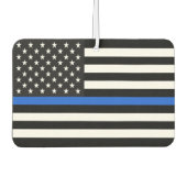 Thin Blue Line American Flag Luchtverfrisser (Voorkant)