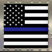 Thin Blue Line - American Flag Magneet