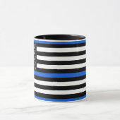 Thin Blue Line American Flag Mok (Midden)