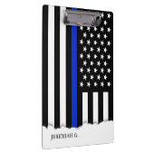 Thin Blue Line American Flag op maat Klembord (Rechts)