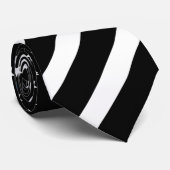 Thin Blue Line American Flag Police Stropdas (Opgerold)