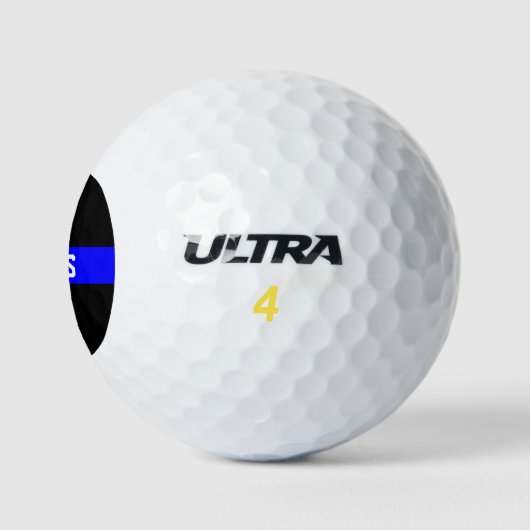 Thin Blue Line - American Flag Specialized Custom Golfballen (Logo)