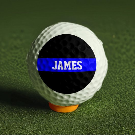 Thin Blue Line - American Flag Specialized Custom Golfballen
