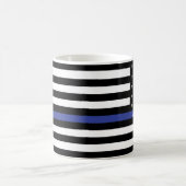 Thin Blue Line - American Flag Specialized Custom Koffiemok (Center)