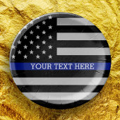 Thin Blue Line - American Flag Specialized Custom Papieren Bordje