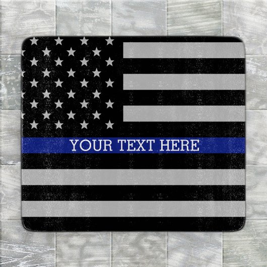 Thin Blue Line - American Flag Specialized Custom Snijplank