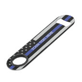 Thin Blue Line - American Flag Specialized Custom Speed Flessenopener (Voorkant Gekanteld)