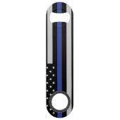 Thin Blue Line - American Flag Specialized Custom Speed Flessenopener (Achterkant)