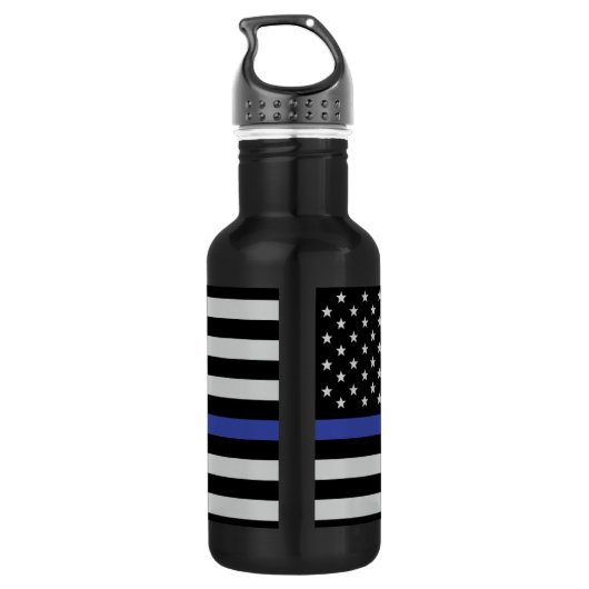 Thin Blue Line - American Flag Specialized Custom Waterfles (Achterkant)