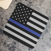 Thin Blue Line - American Flag Stenen Onderzetter
