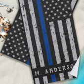 Thin Blue Line - American Flag USA Blue - Police Strandlaken