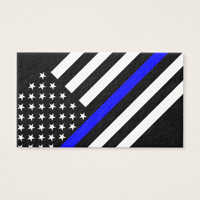 Thin Blue Line American Style Visitekaartjes (Voorkant)