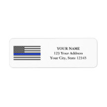 Thin Blue Line American vlag wetshandhaving